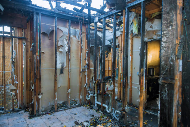 Professional Fire Damage Removal technician working in Corsicana, TX
